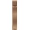 Ekena Millwork 8-in W x 30-in D x 42-in H Funston Slat Rough Cedar Woodgrain TimberThane Outlooker, Primed Tan OUTUR080X30X42FST24RCPR - alternate 6